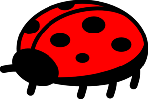 Basic Ladybug Art Clip Art